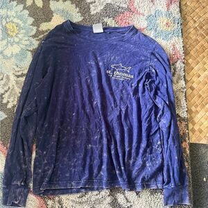 St. Thomas Blue Long Sleeve Tee